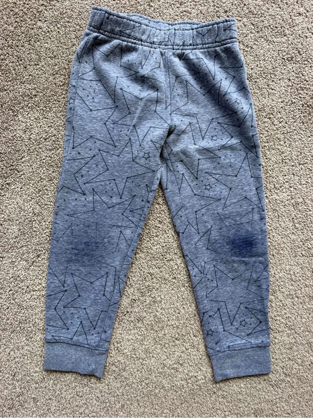 Cat & Jack Heather Blue Star Print Joggers